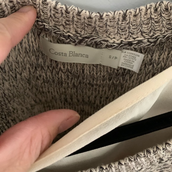 Costa Blanca short sleeve sweater top - Picture 2 of 3